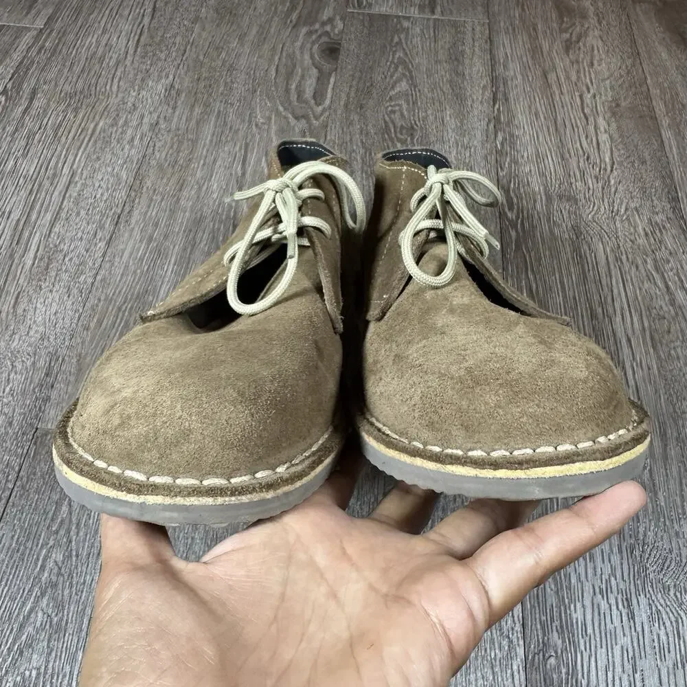 Veldskoen Suede Brown Lace Up Chukka Shoes Men's 10 US